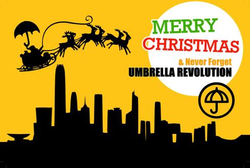Merry X'mas & Umbrella Revolution